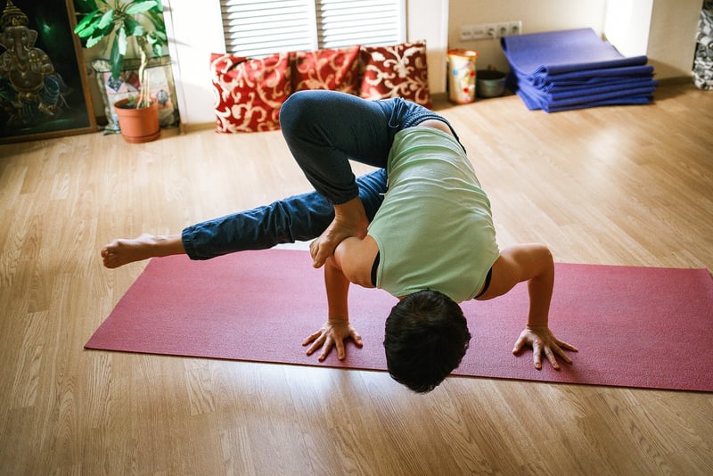 Restorative Yoga pose